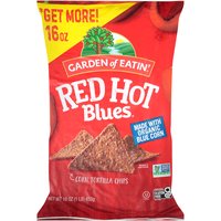 Garden of Eatin' Corn Tortilla Chips, Red Hot Blues, 16 Ounce