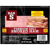 Bar-S Premium Deli Smoked Ham, 12 Ounce