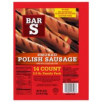 Bar S Smoked Polish Sausage, 40 Ounce