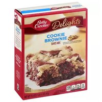 Betty Crocker Delights Bars Mix, Cookie Brownie, 17.4 Ounce