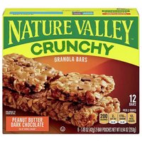 Nature Valley Granola Bars, Crunchy Chocolate Peanut Butter, 8.94 Ounce