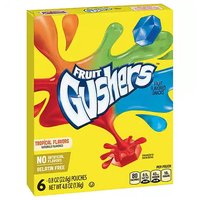 Betty Crocker Fruit Gushers Snacks, Fruit Flavored, 4.8 Ounce