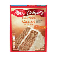 Betty Crocker Delights Super Moist Carrot Cake Mix, 13.25 Ounce