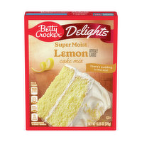 Betty Crocker Super Moist Delights Lemon Cake Mix, 13.25 Ounce