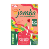 Jamba Strawberry Surf Rider Fruit Flavored Snacks,14-count, 16.8 Ounce