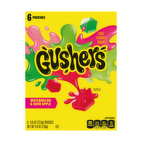 Gushers Watermelon & Sour Apple Fruit Flavored Snacks (6-pack), 4.8 Ounce