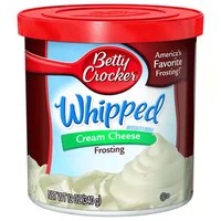 Betty Crocker Whipped Frosting, Cream Cheese, 12 Ounce