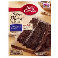 Betty Crocker Super Moist Cake Mix, Chocolate Fudge, 15.25 Ounce