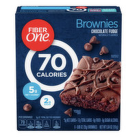 Fiber One Chocolate Fudge Brownies, 6-count, 5.34 Ounce
