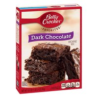 Betty Crocker Brownie Mix, Dark Chocolate, 19.9 Ounce