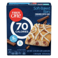 Fiber One Cinnamon Coffee Cake Soft-Baked Bars, 6 count, 5.34 Ounce