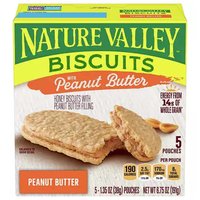 Nature Valley Honey Biscuits, Peanut Butter Filling, 6.75 Ounce