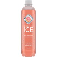 Sparkling Ice Beverage, Pink Grapefruit, 17 Ounce
