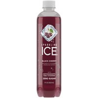 Sparkling Ice Beverage, Black Cherry, 17 Ounce