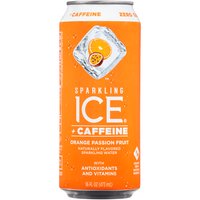 Sparkling Ice, Orange Passion Fruit, 16 Ounce