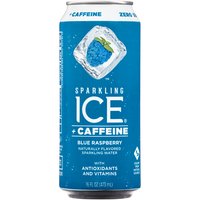 Sparkling Ice Water, Blue Raspberry, Caffeine , 16 Ounce