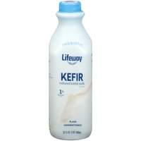 Lifeway Kefir Cultured Low-fat Milk, Plain, Unsweetened, 32 Ounce