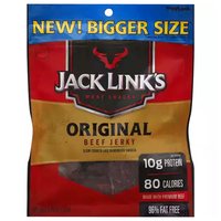 Jack Links Beef Jerky, Original, 3.25 Ounce