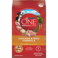 One Smart Blend Dry Dog Food; Chicken & Rice, 8 Pound