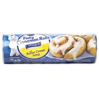 Pillsbury Flaky Cinnabon Cinnamon Rolls with Butter Cream Icing, 13 Ounce