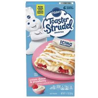 Pillsbury Toaster Strudel Pastries, Cream Cheese & Strawberry, 11.7 Ounce