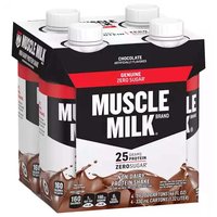 Muscle Milk Genuine Protein Shake, Non-Dairy, Chocolate, 4 Each