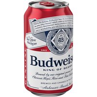 Budweiser Beer, Cans (Pack of 6), 72 Ounce