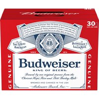 Budweiser, Cans (Pack of 30), 360 Ounce