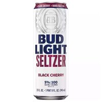 Bud Light Seltzer Blk Chr, 25 Ounce