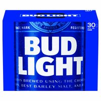 Bud Light Beer, Cans (Pack of 30), 360 Ounce