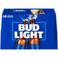 Bud Light Beer, Bottles (Pack of 18), 216 Ounce