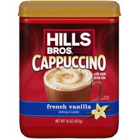 Hills Bros. Cappuccino Mix, French Vanilla , 16 Ounce