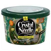 Longkow Crystal Noodle Soup, Vegetables & Eggs, 1.9 Ounce