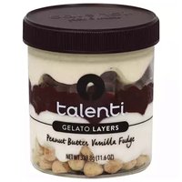 Talenti Gelato Layers, Peanut Butter Vanilla Fudge, 16 Ounce