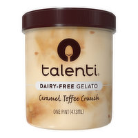 Talenti Dairy-Free Gelato Caramel Toffee Crunch, 16 Ounce