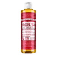 Dr. Bronner's Liquid Soap, Rose, 16 Ounce