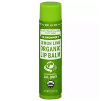 Dr. Bronner's Lip Balm, Organic Lemon Lime, 1 Each