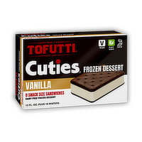Tofutti Cuties Snack Size Frozen Sandwiches,  Vanilla, 8 Each