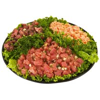 3 Choices Ahi Poke Party Platter, Previously Frozen, 1 Each