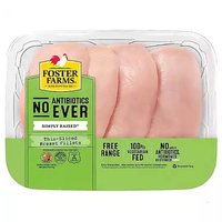 Foster Farms Chicken Breast, Skinless, 2 Pound