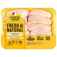 Foster Farms Party Wings, No Antibiotic Ever, 1 Pound