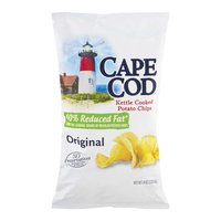 Cape Cod Kettle Reduced Fat Potato Chips, 8 Ounce