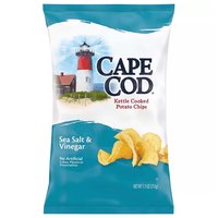 Cape Cod Sea Salt Vinegar Potato Chips, 7.5 Ounce