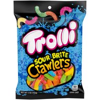 Trolli Sour Brite Crawlers Gummi Candy, 3.4 Each