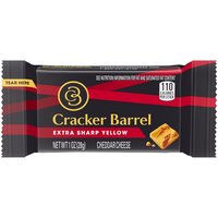 Cracker Barrel Extra Sharp Cheddar Cheese Sticks, 1 Ounce