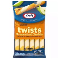 Kraft Mozzarella & Cheddar String Cheese Twists, 9 Ounce