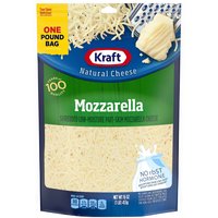 Kraft Shredded Mozzarella Cheese, 16 Ounce