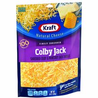 Kraft Shredded Colby & Monterey Jack Cheeses, 8 Ounce