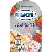 Kraft Philadelphia Bagel Chips & Strawberry Cream Cheese Dip, 2.5 Ounce