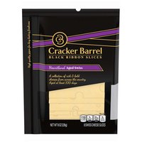 Cracker Barrel Heartland Aged Swiss Cheese Slices, 8 Ounce